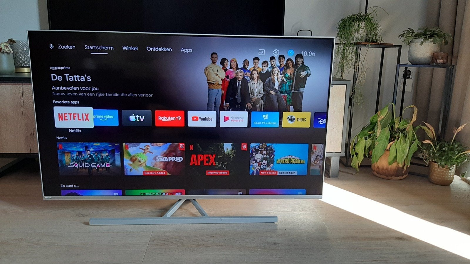 Topmodel 50 inch Philips 4K Ambilight Android smart led tv, Ophalen, LED, 60 Hz of minder, Ultra HD (4K)