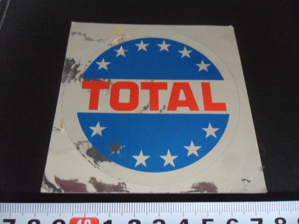sticker folie logo TOTAL *, Ophalen of Verzenden, Zo goed als nieuw