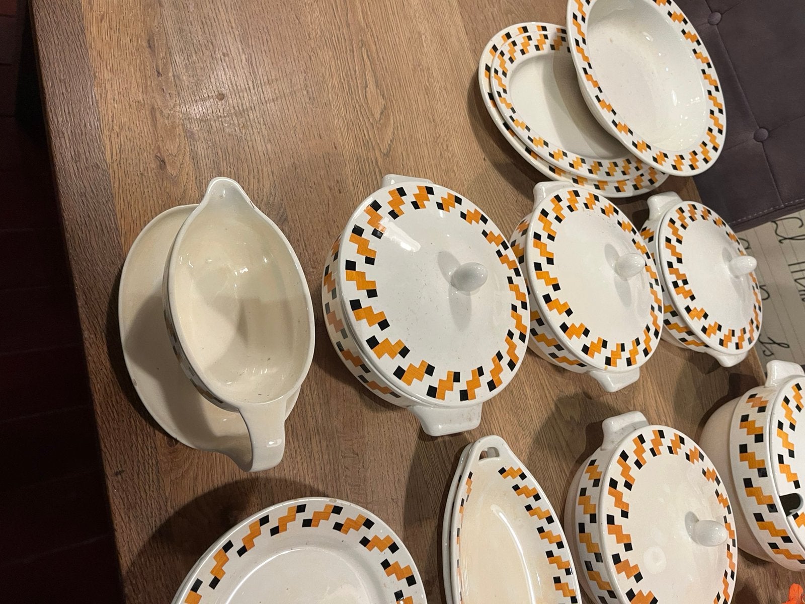 Vintage eet en ontbijt servies, Antiek en Kunst, Ophalen