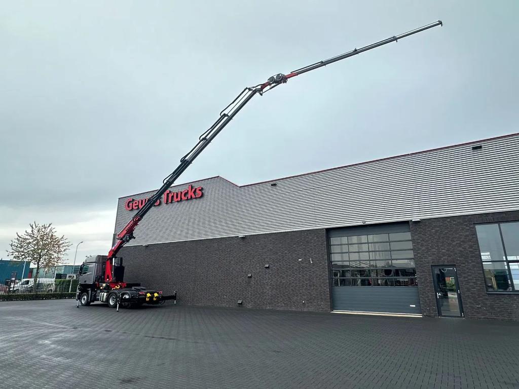 Mercedes-Benz Actros 2553 6X2 TREKKER +HMF 4020 K6 +FJ 600 K, Auto's, Automaat, Euro 6, Mercedes-Benz, Bedrijf