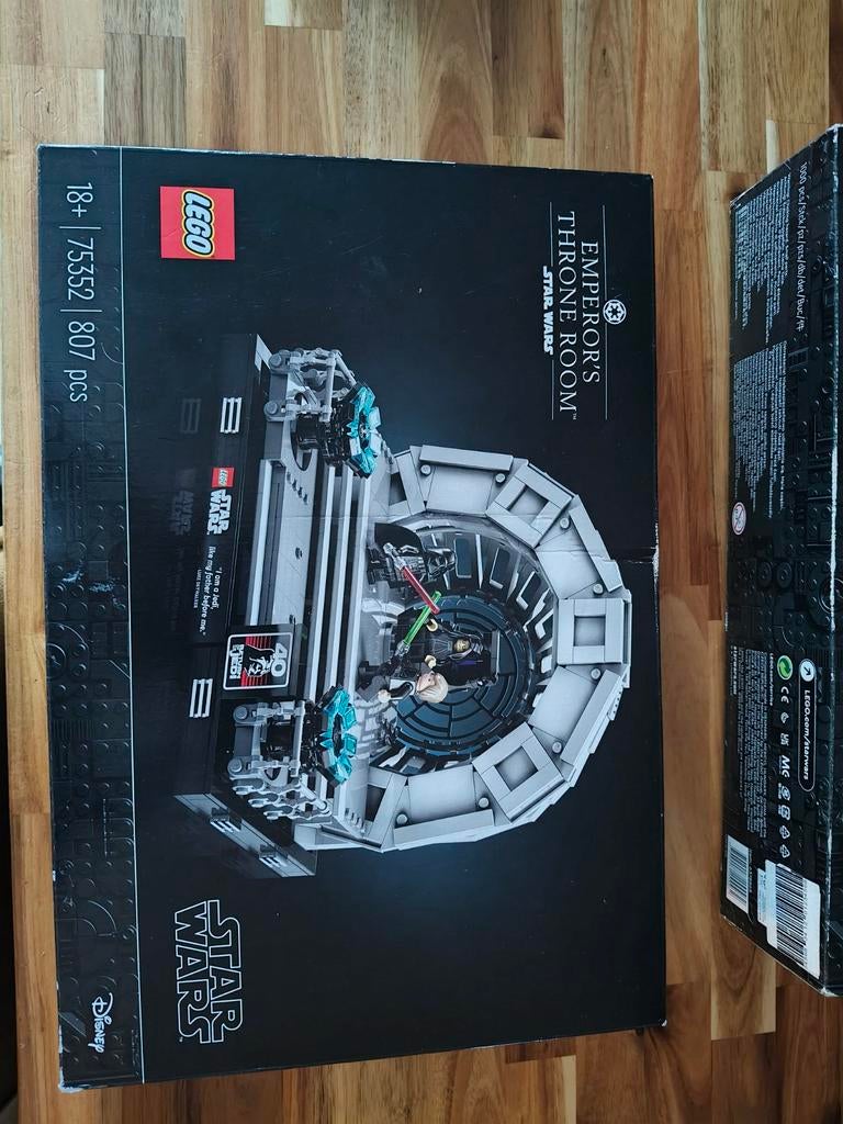 LEGO Star Wars 75352 Keizerlijke Troonzaal Diorama Nieuw, Ophalen, Inclusief minifiguren, Star Wars, Lego