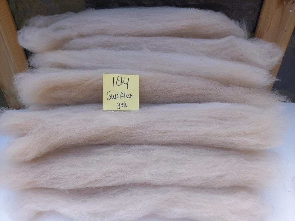 nr 184 Gekaarde wol van een Swifter schaap, Ophalen of Verzenden, Nieuw