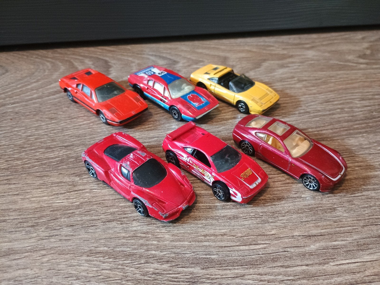 hotwheels/matchbox ferrari modellen, Ophalen of Verzenden, Gebruikt, Auto