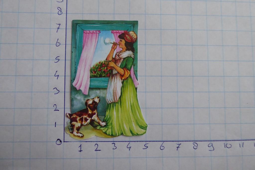 nr. 1650 - uitgeknipt 3d plaatje, Ophalen of Verzenden, Nieuw, Overige thema's, Knipvel