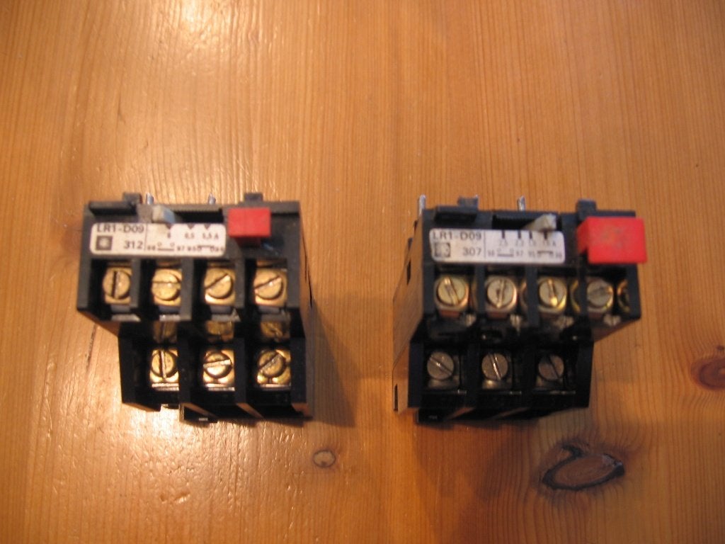 Telemecanique thermische beveiligingen LR1-D09 3.., Verzenden, Gebruikt