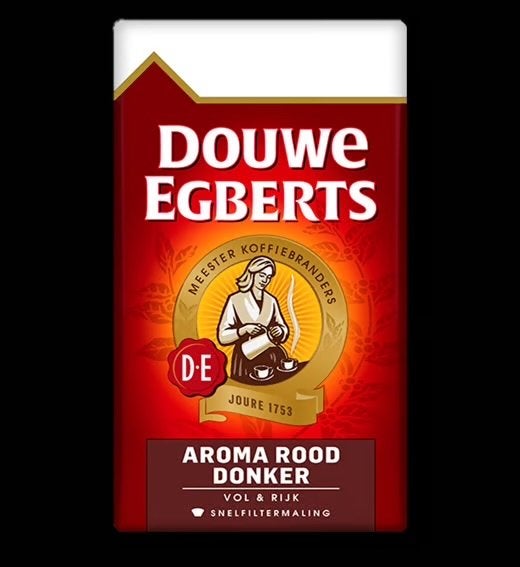Douwe Egberts Aroma Rood Donker Koffie - Snelﬁltermaling, Ophalen of Verzenden