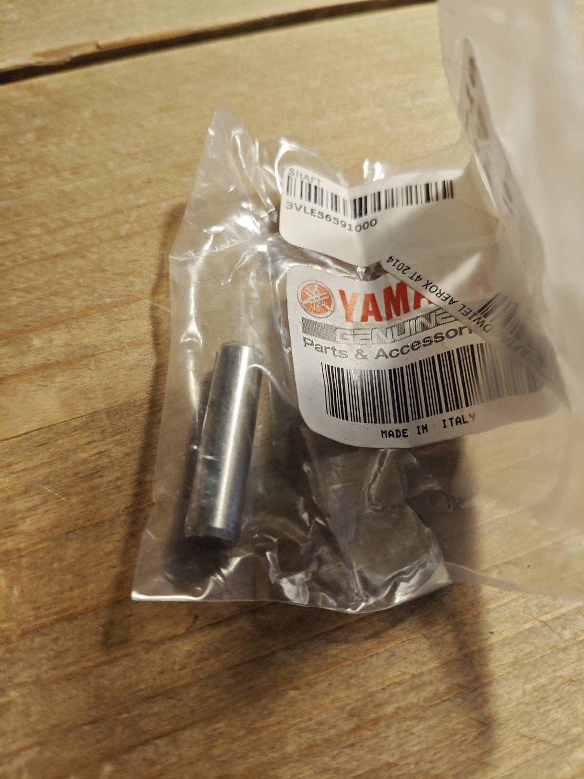 Yamaha Startmotor Hulpas (tandwiel as)  (3VLE56591000), Motoren, Ophalen of Verzenden, Nieuw