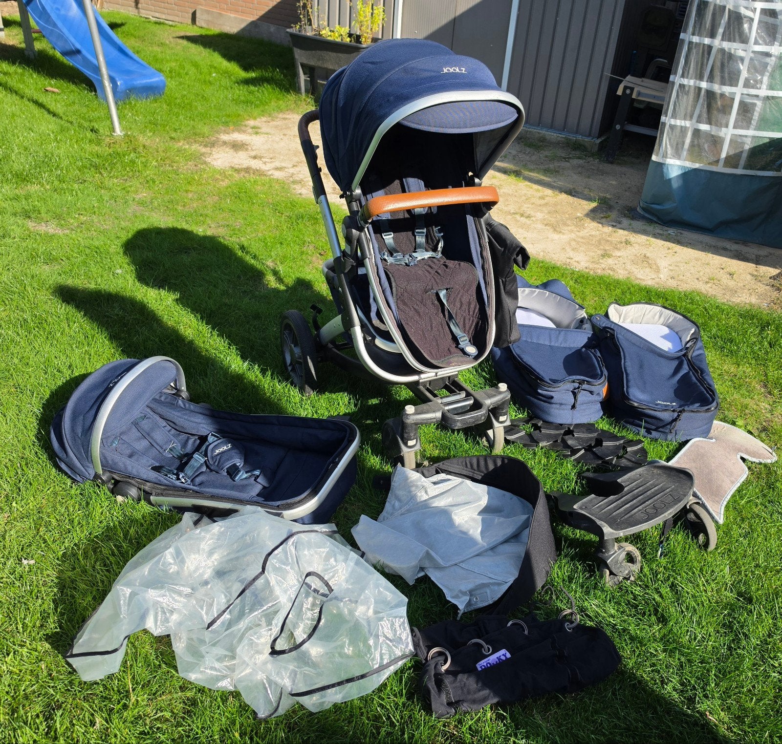 Joolz Geo 1 Combiwagen met accessoires, Ophalen, Gebruikt, Combiwagen, Met reiswieg