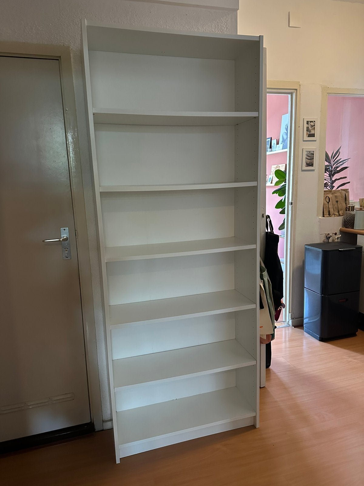 BILLY boekenkast wit 80 x 28 x 202 cm van IKEA, Ophalen, Met plank(en), 200 cm of meer, 50 tot 100 cm