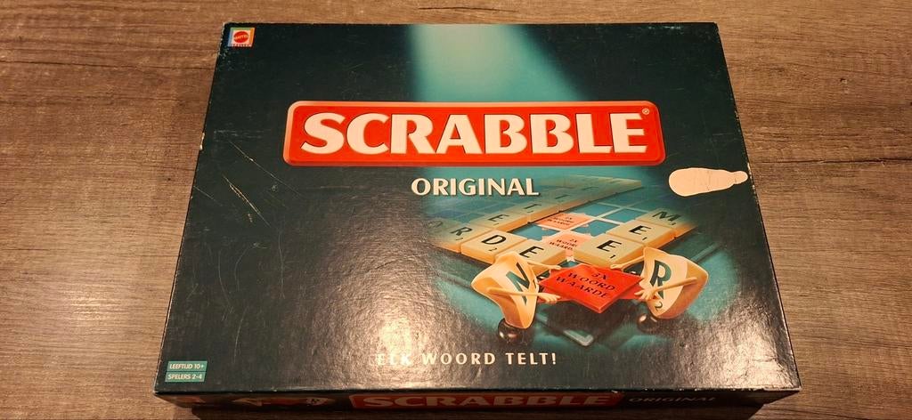 Scrabble original!, Hobby en Vrije tijd, Gezelschapsspellen | Bordspellen, Een of twee spelers, Ophalen of Verzenden, Zo goed als nieuw