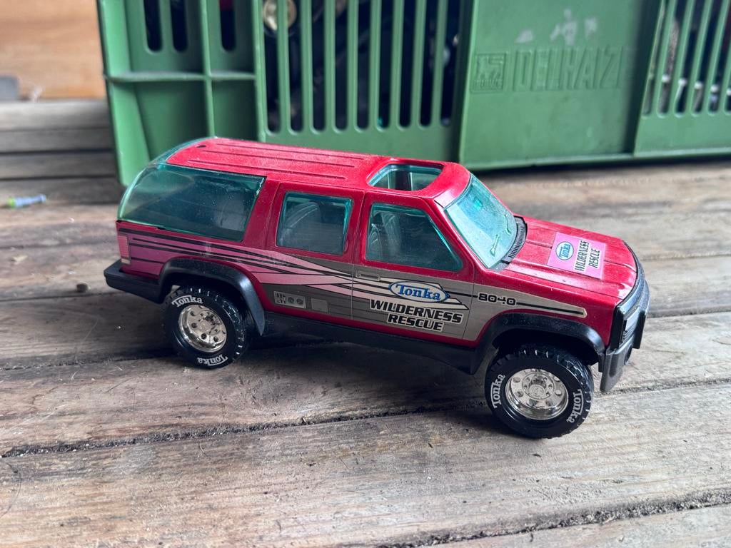 Tonka Wilderness Rescue Jeep - Vintage Speelgoedauto, Ophalen of Verzenden, Gebruikt