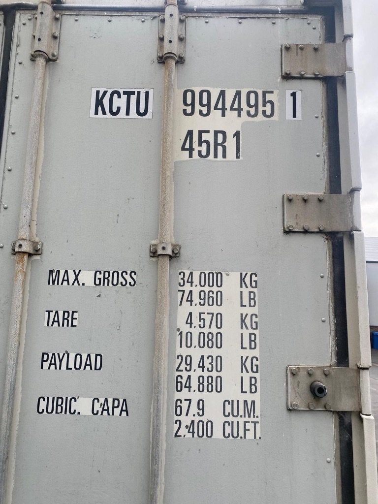 40ft Highcube Reefer CSC-plated, Zakelijke goederen, Machines en Bouw | Keten en Containers, Ophalen of Verzenden
