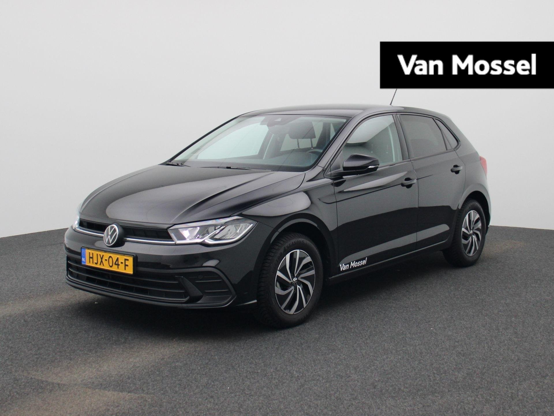 Volkswagen Polo 1.0 TSI Life Edition | Parkeersensoren achte, 12 maanden, Stof, 1069 kg, Zwart