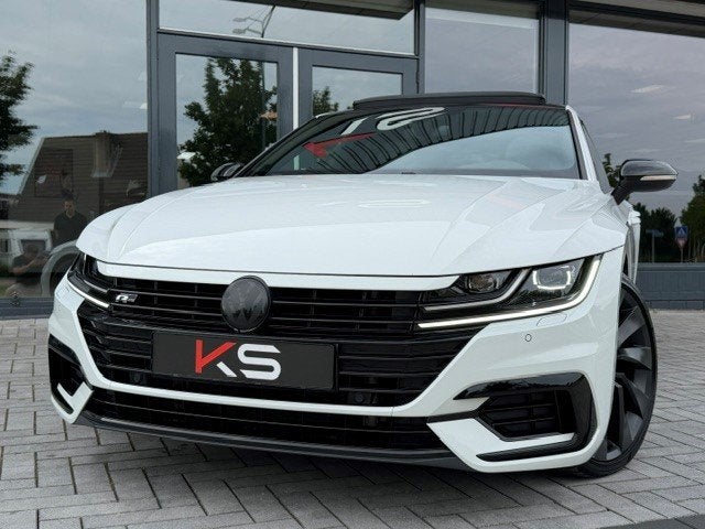 Volkswagen Arteon 2.0 TSI R-Line Pano Virtual Standkachel Ma, Auto's, Volkswagen, Arteon, Zwart, 1984 cc, Startonderbreker
