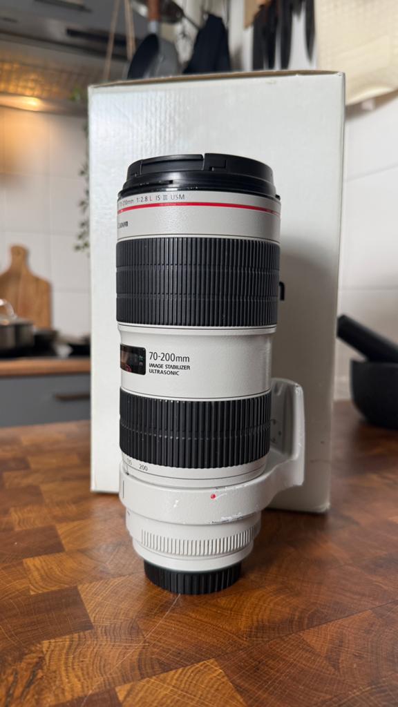 Canon EF 70-200mm f/2.8L IS USM III, Gebruikt, Zoom, Telelens, Ophalen of Verzenden