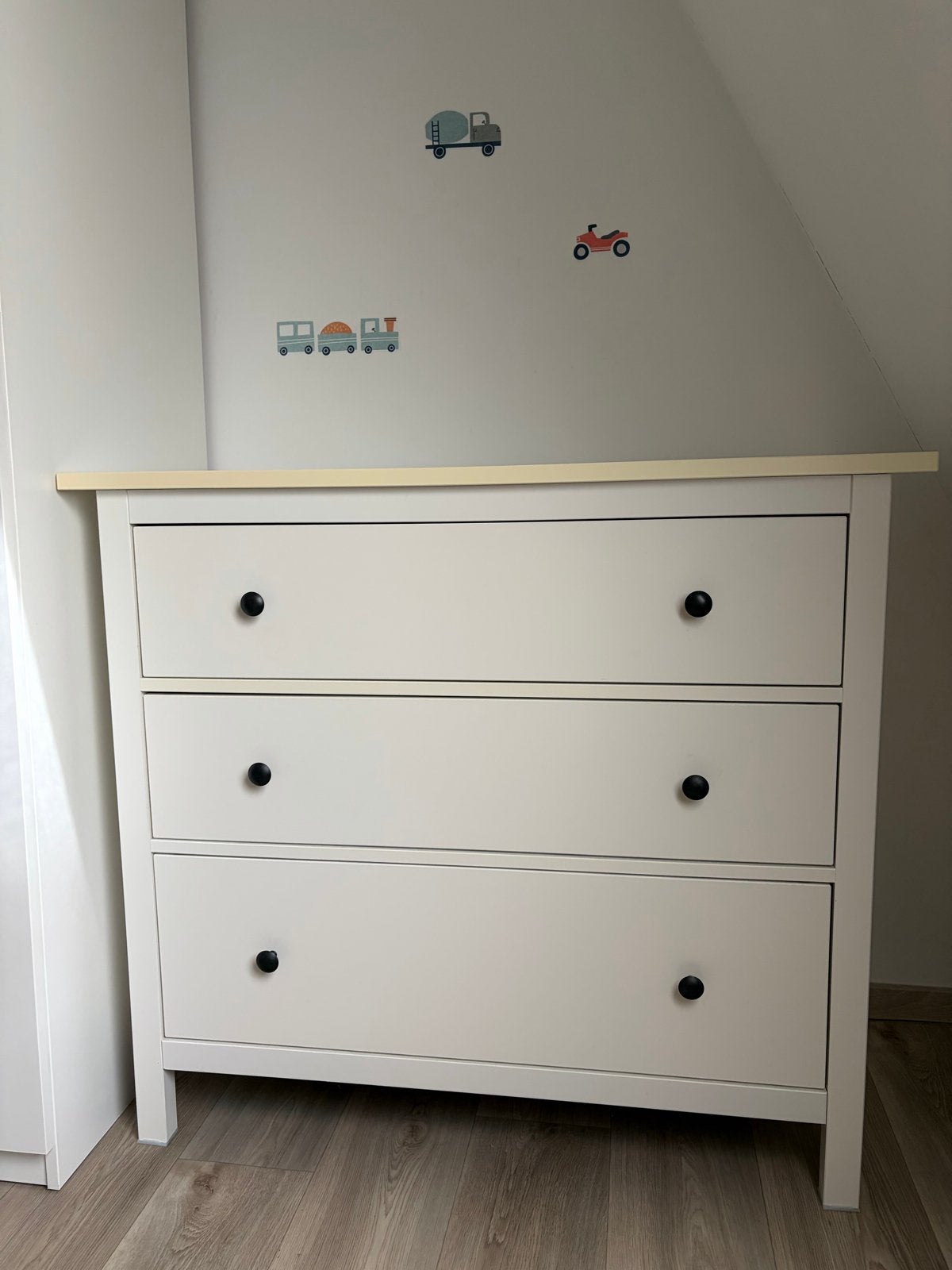 IKEA HEMNES ladekast wit met 3 laden, Huis en Inrichting, Kasten | Ladekasten, Ophalen, Gebruikt, 100 tot 150 cm, 3 of 4 laden