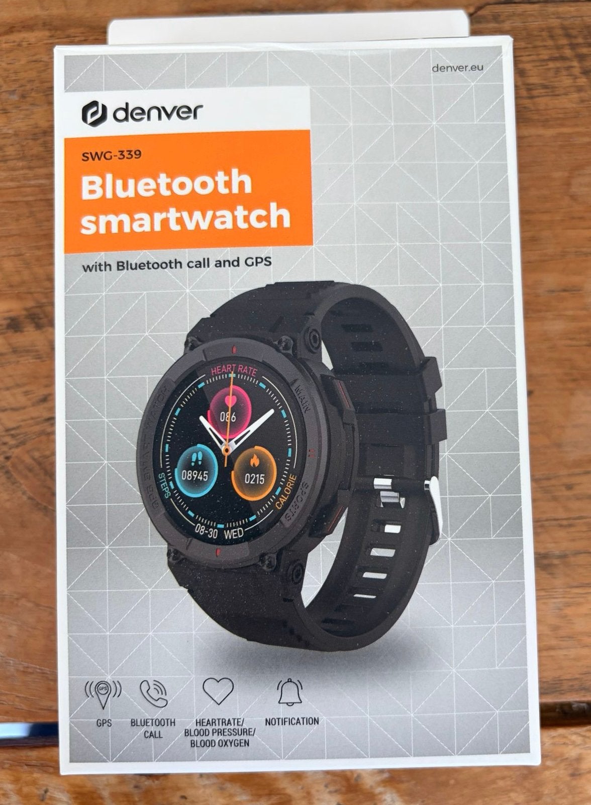 Zgan. Smatwatch met vele mogelijkheden, Zwart, IOS, Ophalen of Verzenden, Zo goed als nieuw