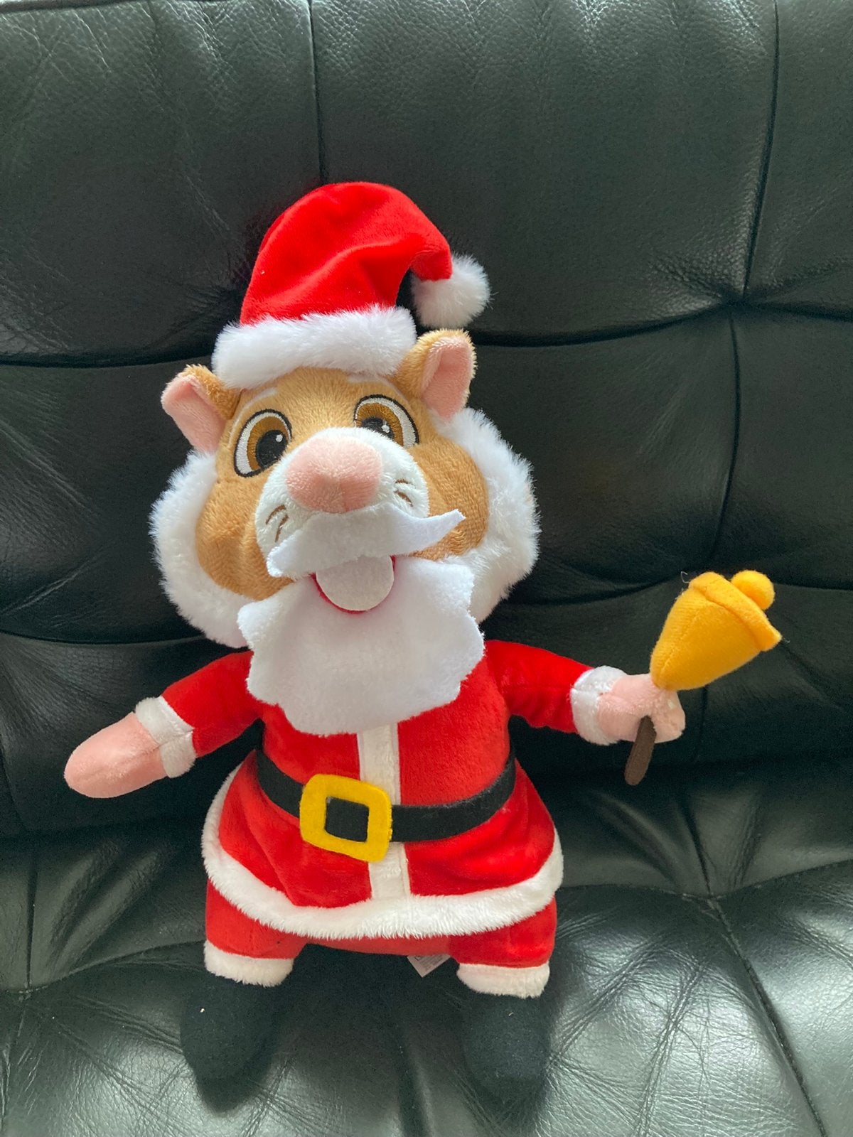 Ah hamster kerstman met bel, Ophalen of Verzenden, Zo goed als nieuw, Overige typen