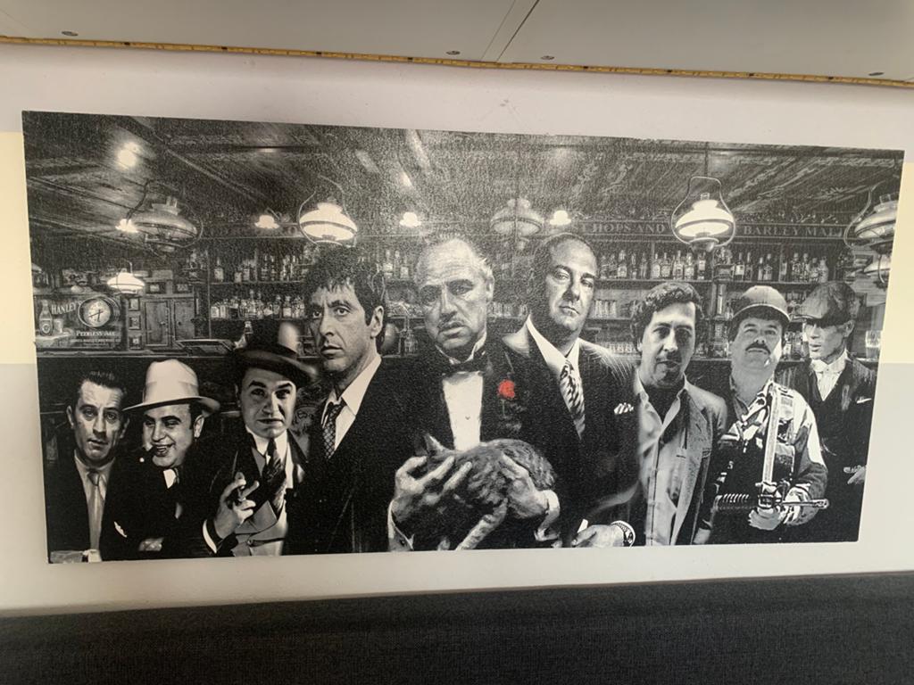 Schilderij: Iconische Gangsters & Maffiafiguren, Ophalen