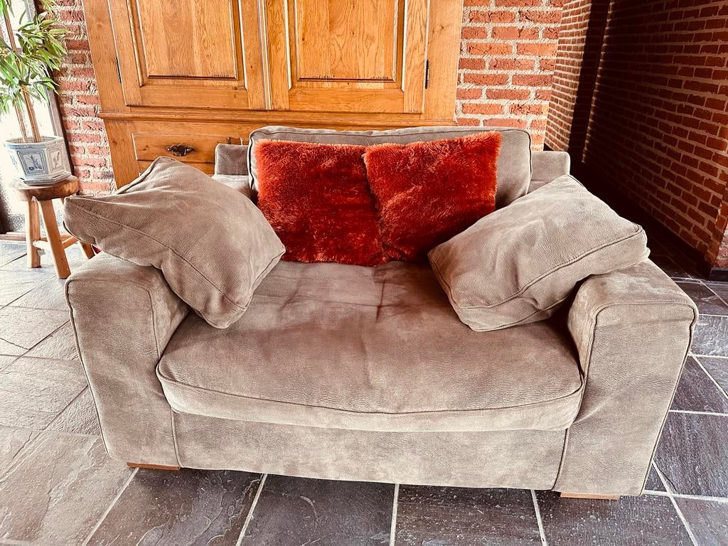 Comfortabele fauteuil - loveseat, Huis en Inrichting, Ophalen, 75 tot 100 cm, Zo goed als nieuw, 100 tot 125 cm