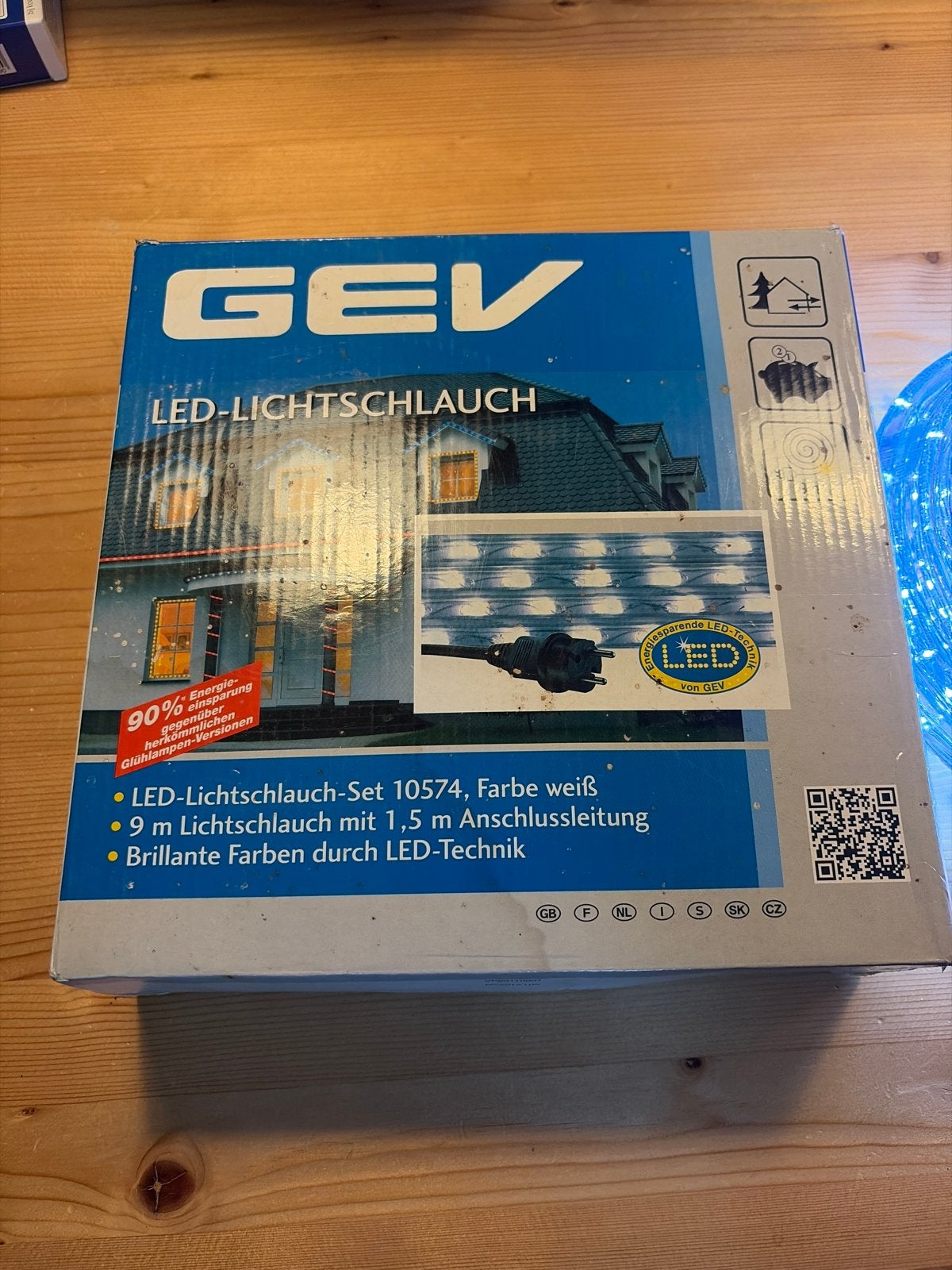 GEV LED-lichtslang - 9 meter helder wit, Kunststof, Minder dan 50 watt, Nieuw, Ophalen of Verzenden