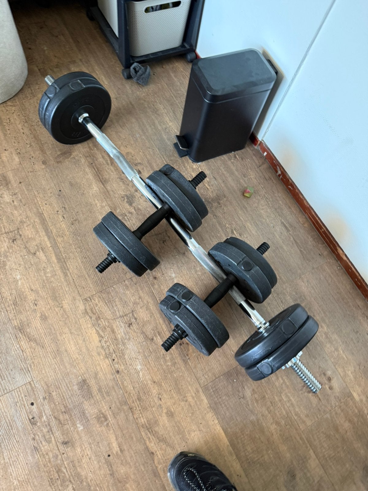 Curved barbell, Ophalen, Zo goed als nieuw, Dumbbell