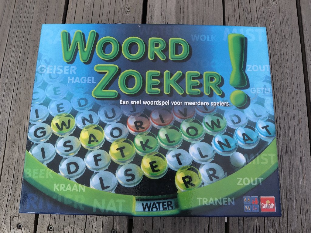 spel woordzoeker, Een of twee spelers, Ophalen, Zo goed als nieuw, Goliath