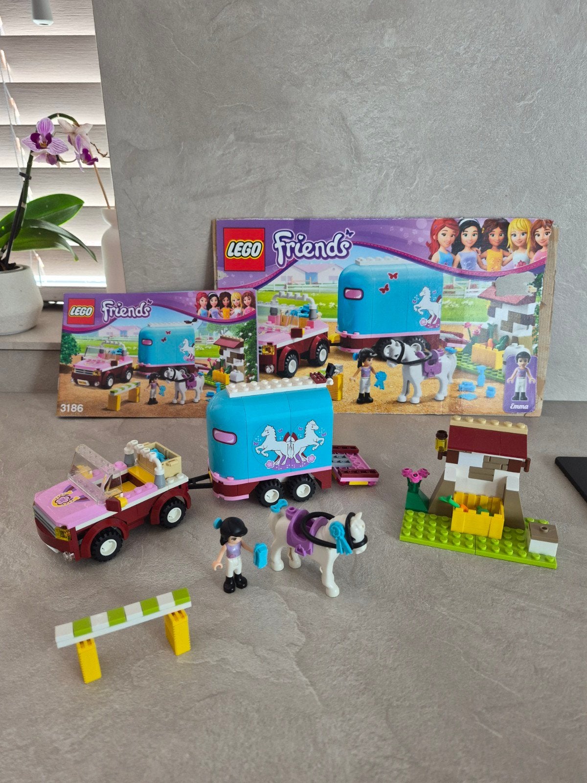LEGO Friends Paardentrailer 3186, Ophalen of Verzenden, Zo goed als nieuw