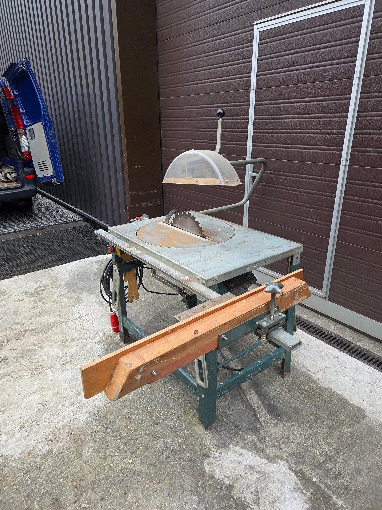 zaagtafel gjerde bouwzaag 1603 400 volt, Gebruikt, Cirkelzaag, 70 mm of meer, Ophalen of Verzenden
