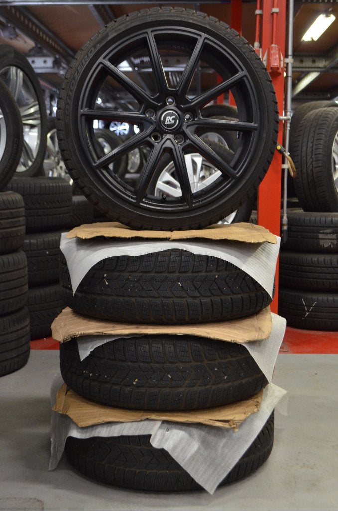 18" Mini Cooper Velgen 5x112 ET40 + Winterbanden + TPMS, Auto-onderdelen, Banden en Velgen, Niet ingevuld, 18 inch, Gebruikt, Banden en Velgen