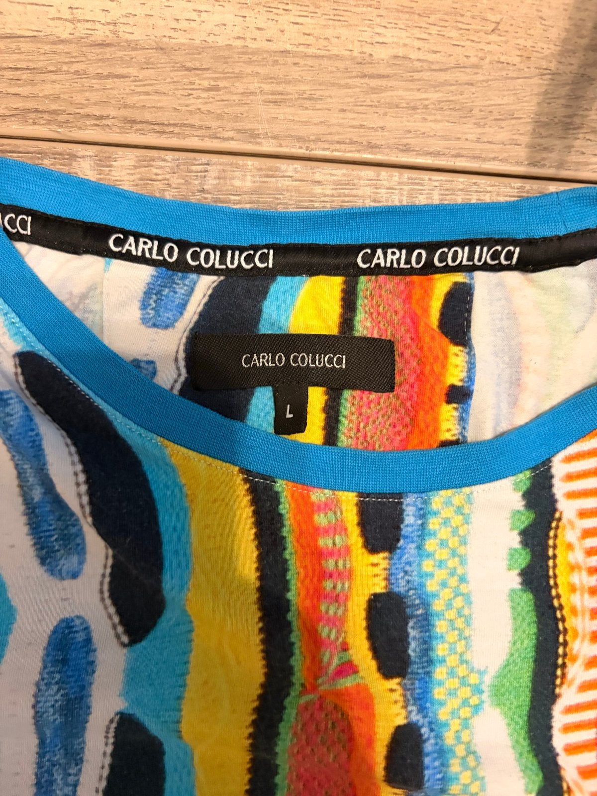 Carlo colucci shirt orgineel maat L, Ophalen of Verzenden, Zo goed als nieuw, Maat 52/54 (L)