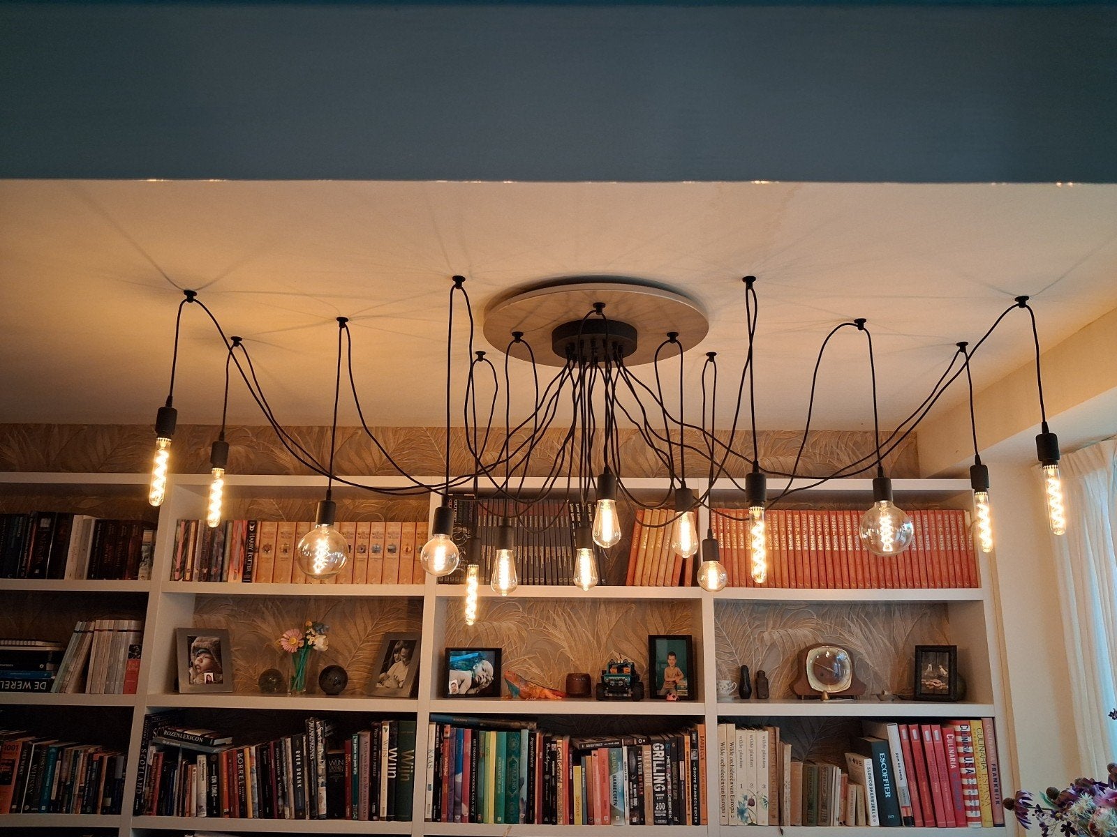 14 punts hanglamp, Huis en Inrichting, Ophalen, Zo goed als nieuw