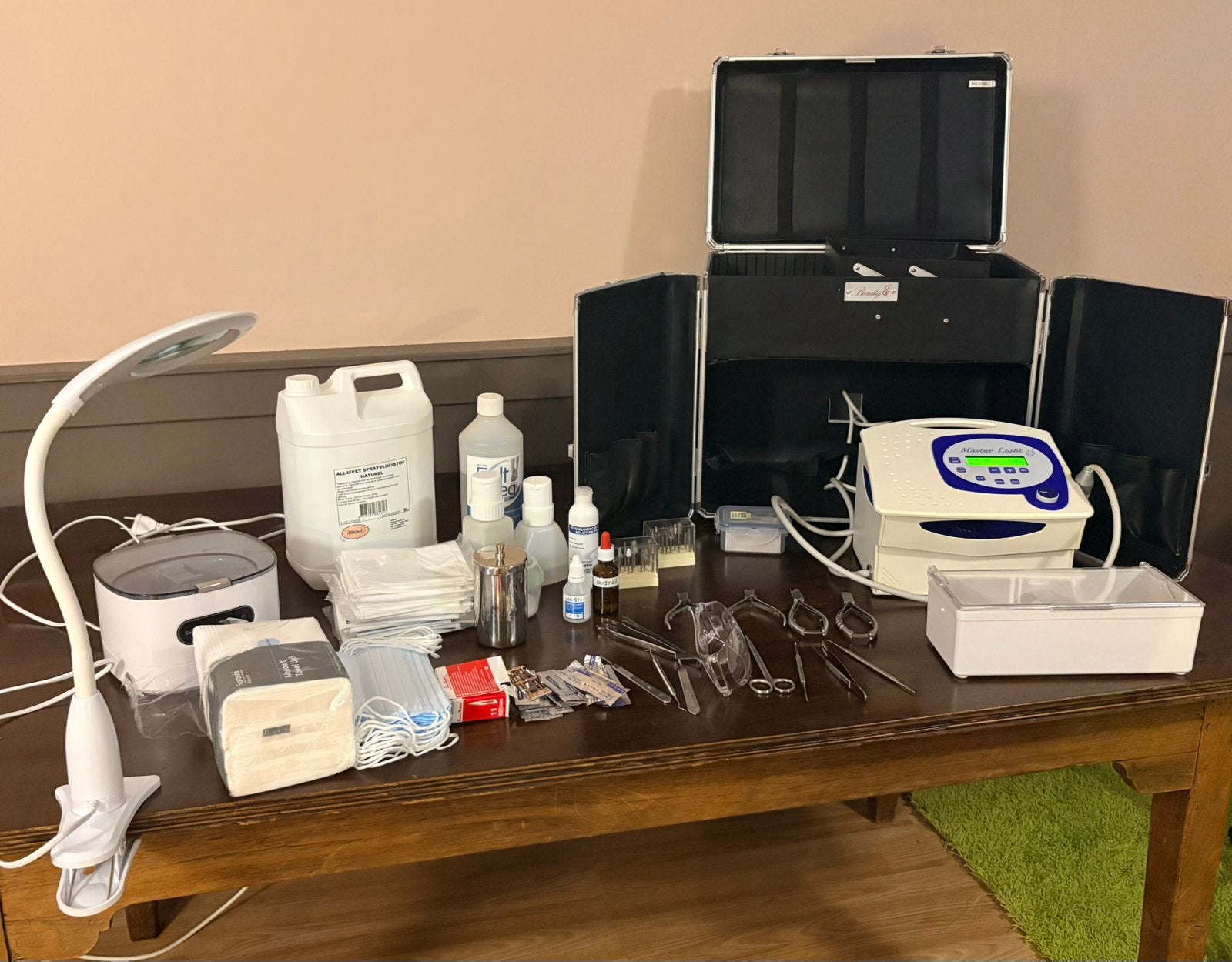 Volledige set beginnende pedicure, Voetverzorging