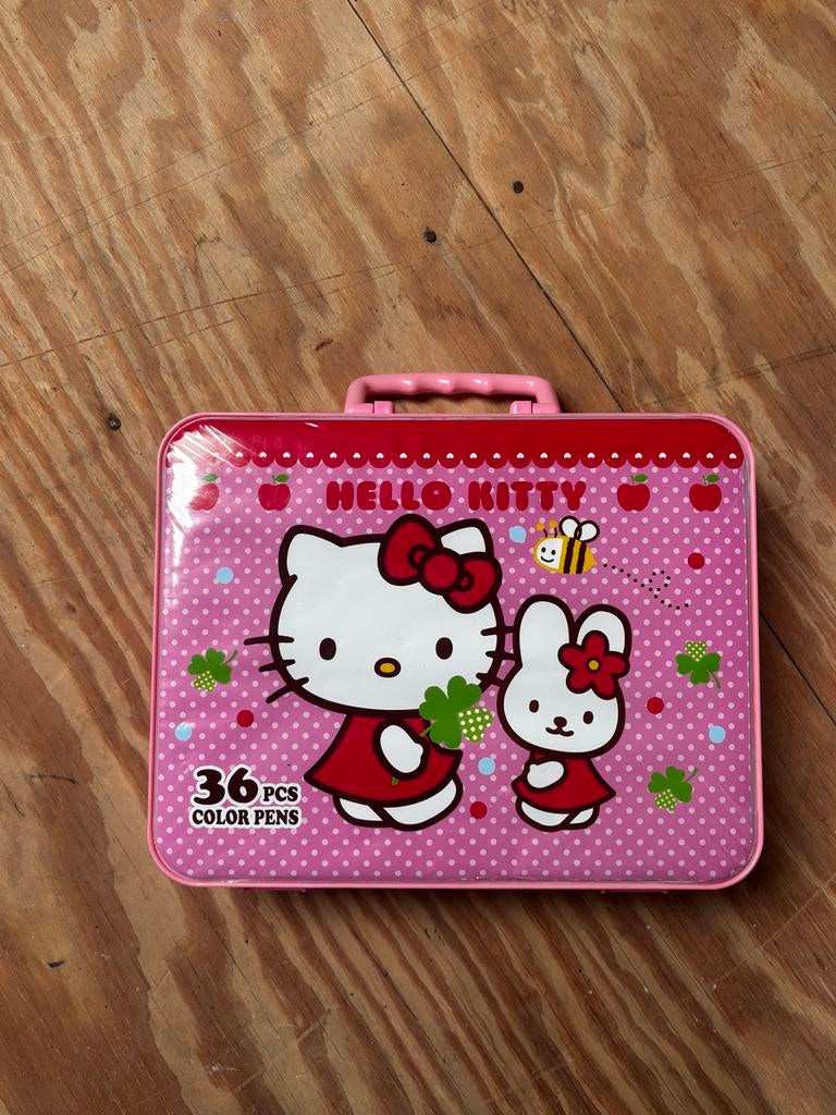 Hello Kitty Kleurstiften Set - 36 Stuks, Ophalen of Verzenden, Nieuw, Potlood of Stift