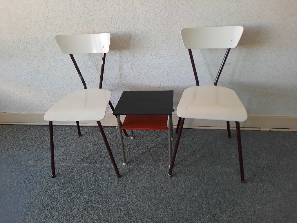 vintage tafel en stoelen, Ophalen