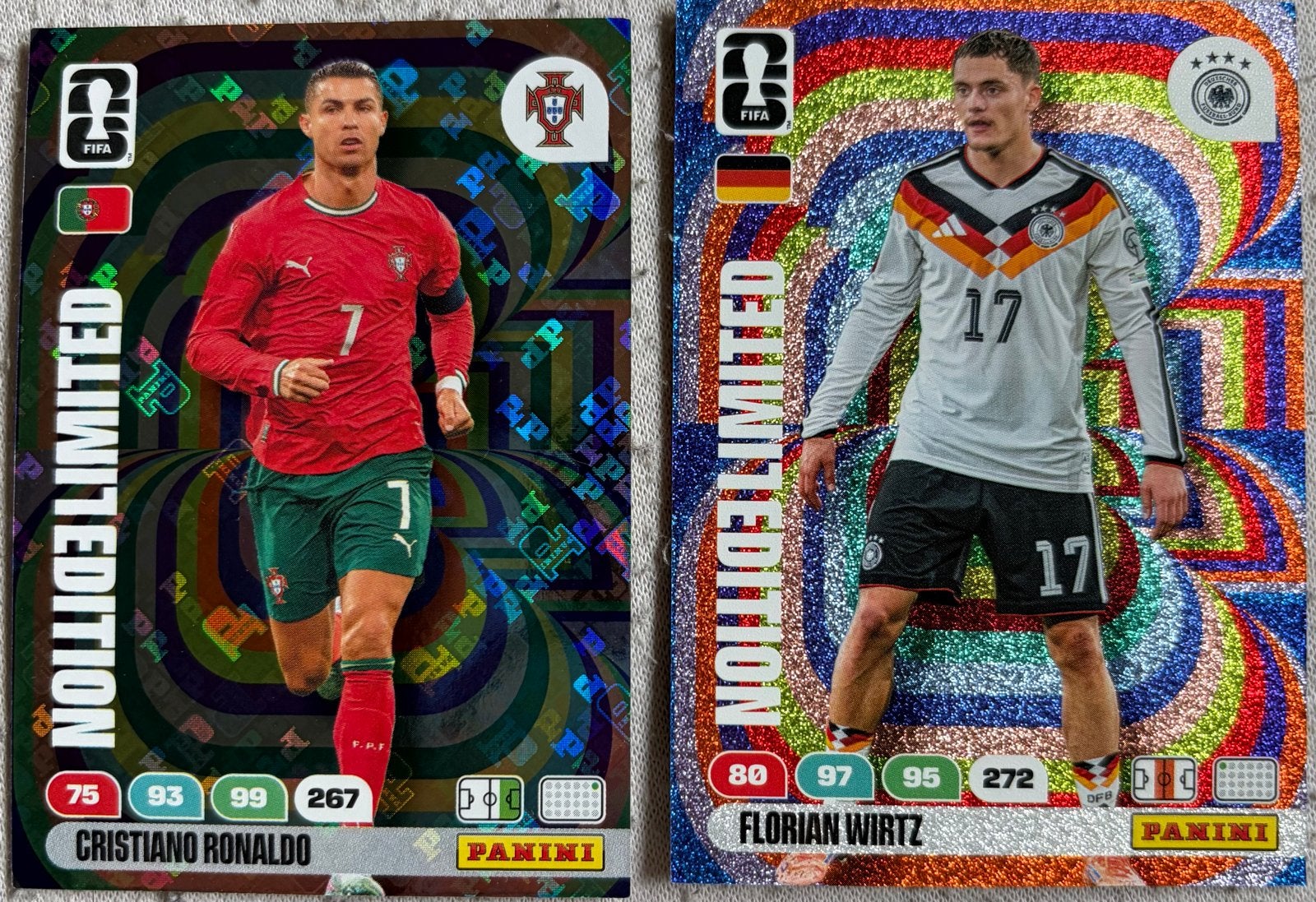 Panini Adrenalyn XL FIFA 365 WK 26 Voetbalkaarten, Ophalen, Zo goed als nieuw, Meerdere kaarten, Foil