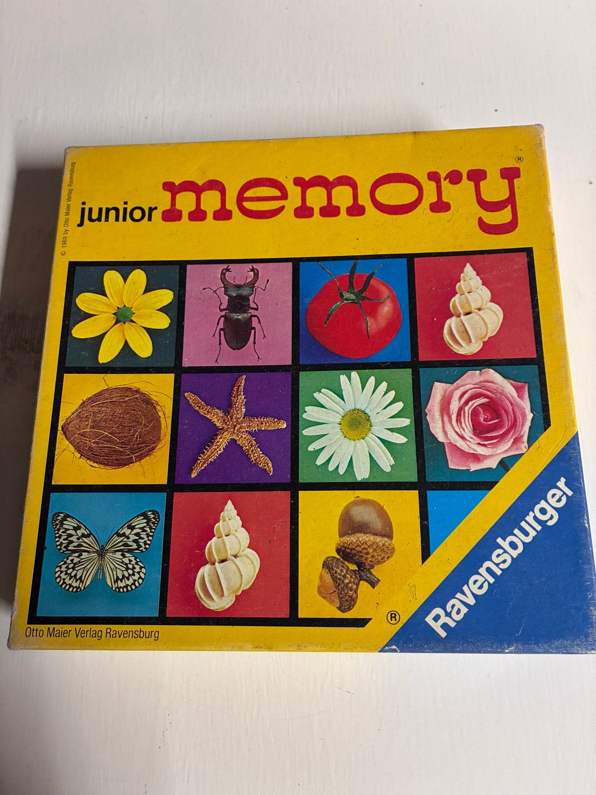 Junior Memory Ravensburger - Educatief Geheugenspel, Een of twee spelers, Ophalen of Verzenden, Gebruikt