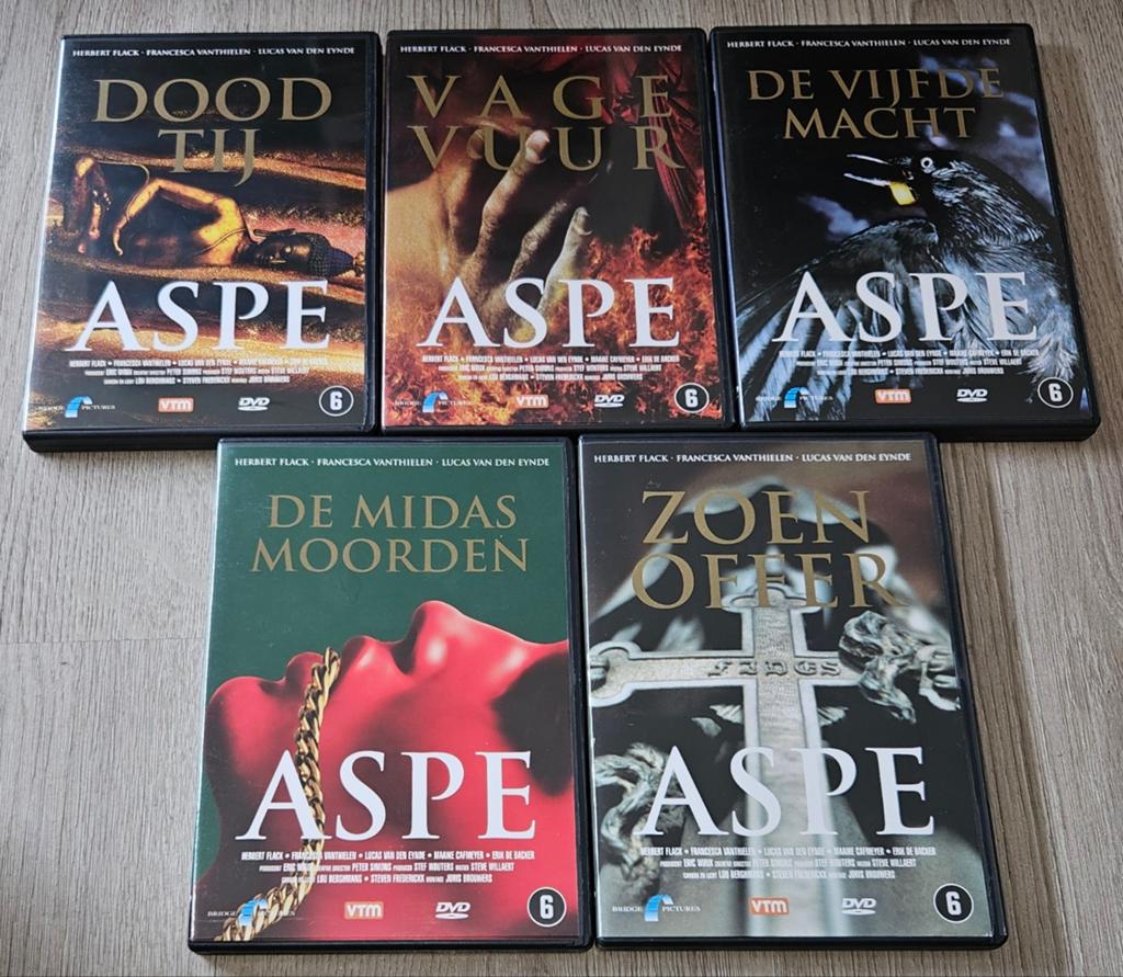 Aspe DVD set - 5 misdaadthrillers, Vanaf 6 jaar, Ophalen of Verzenden, Zo goed als nieuw, Detective en Krimi