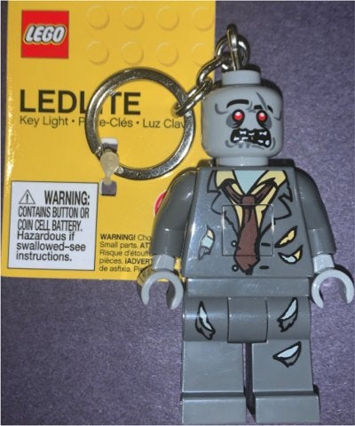 LEGO LGL-KE135H - LED Key Light Zombie Key Chain (LEDLITE), Overige thema's, Lego, Info@lego.nl, Nieuw