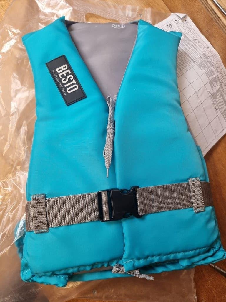 Nieuw Besto Dinghy Aqua 50N zwemvest 40-50 kg, Ophalen of Verzenden, Nieuw, Kind, Reddingsvest of Zwemvest