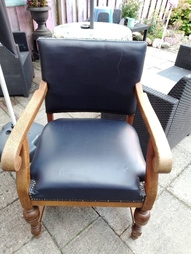 vintage Ridderstoel, Antiek en Kunst, Antiek | Meubels | Stoelen en Banken, Ophalen