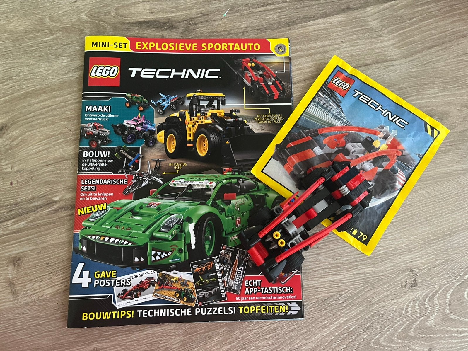 Lego tijdschrift technic ZGAN, Ophalen of Verzenden, Zo goed als nieuw