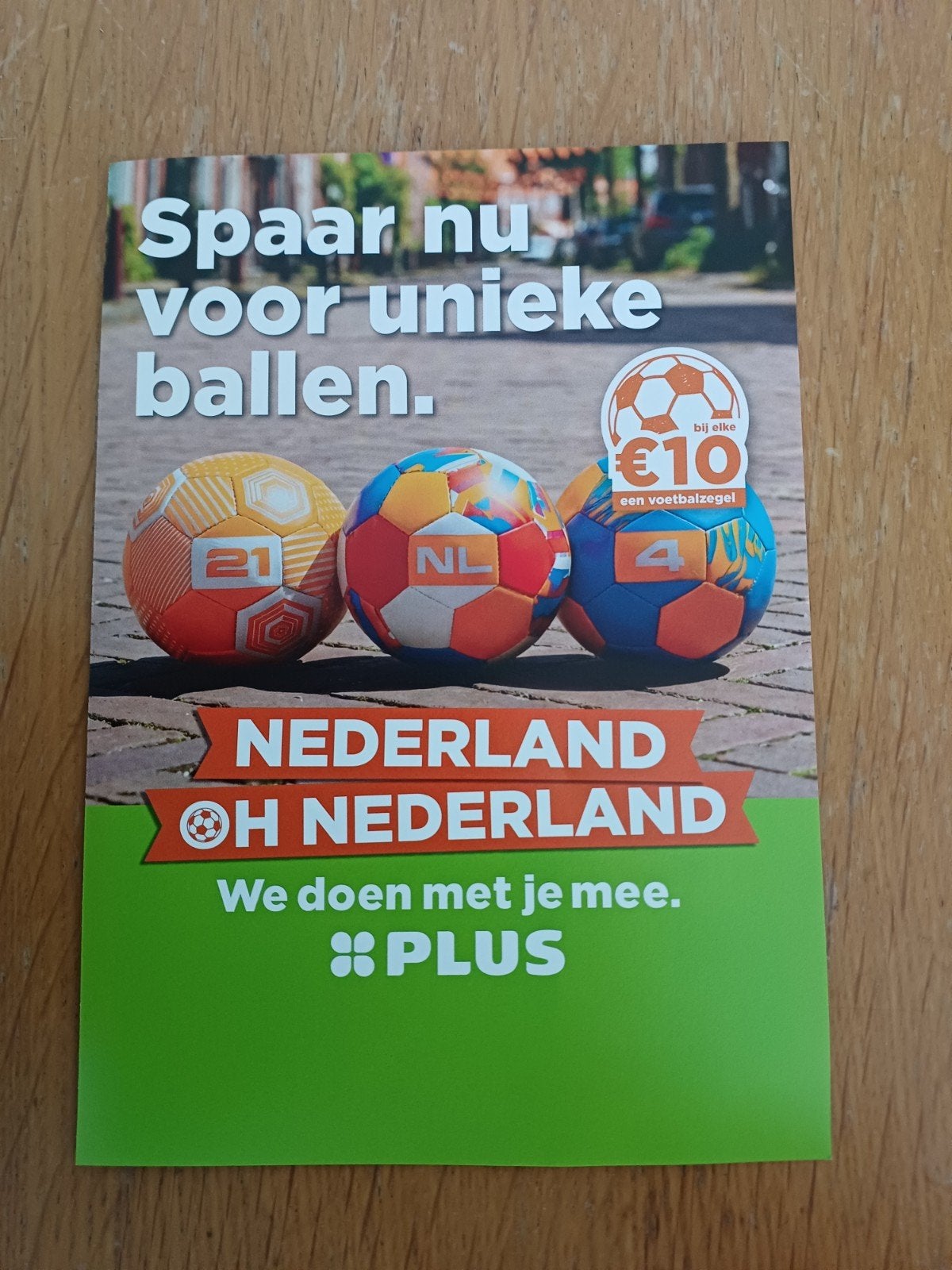 PLUS Voetbalzegel Spaarkaart VOL – €1 per stuk, Verzamelen, Supermarktacties, Plus, Ophalen of Verzenden