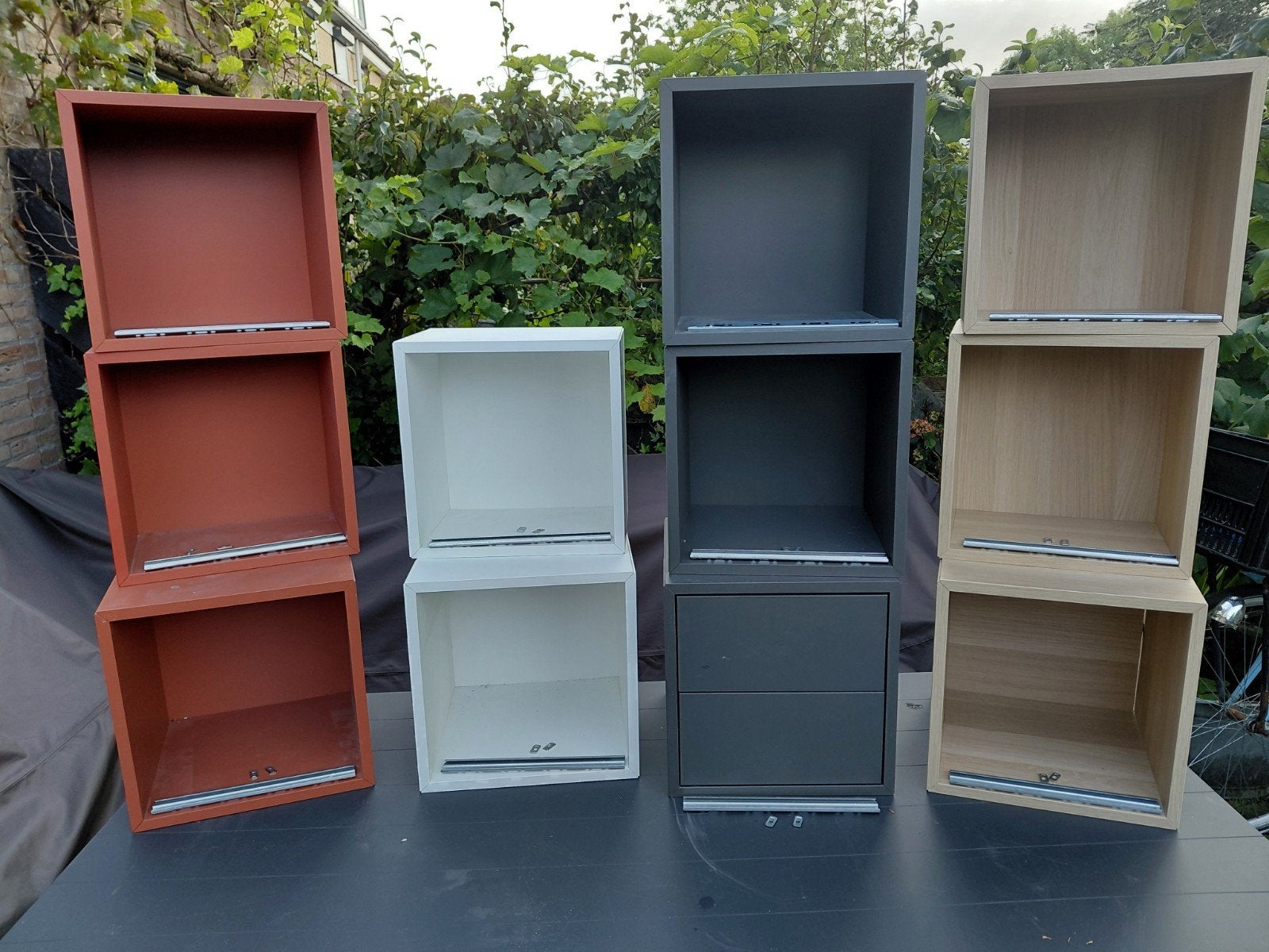 Diverse IKEA EKET basis en met Lades 4 kleuren, Huis en Inrichting, Ophalen, Gebruikt