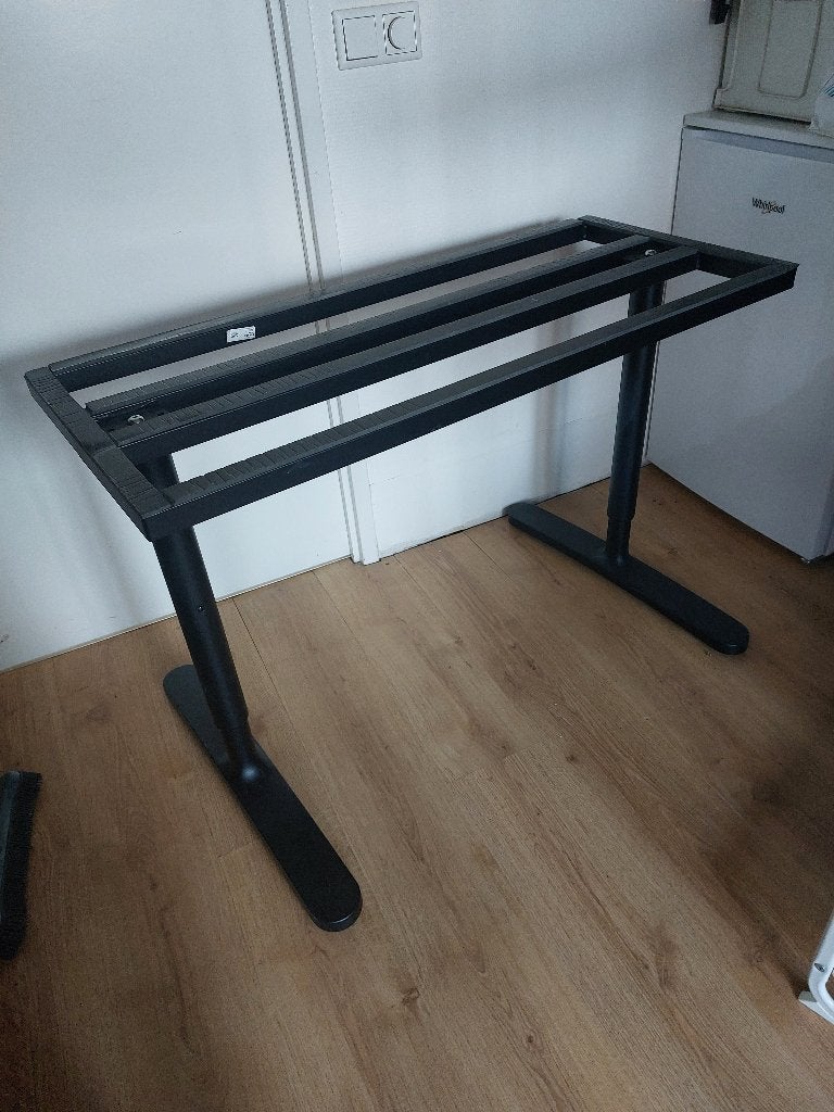 Onderstel vr Bureau Ikea Bekant, Ophalen, Metaal, 46 cm, In hoogte verstelbaar