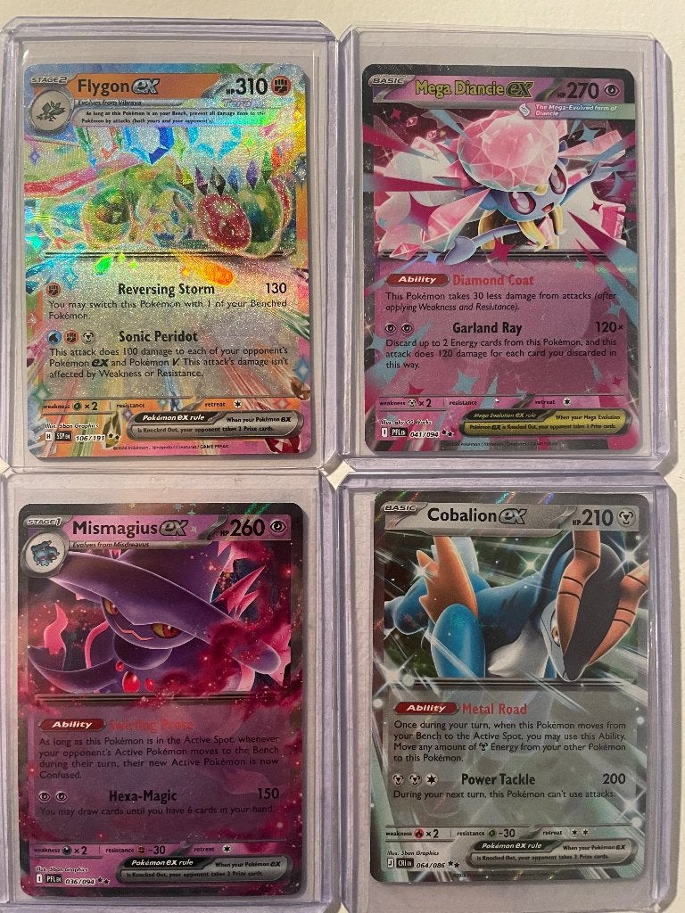 Pokémon kaarten ex, Ophalen of Verzenden, Nieuw, Meerdere kaarten, Foil