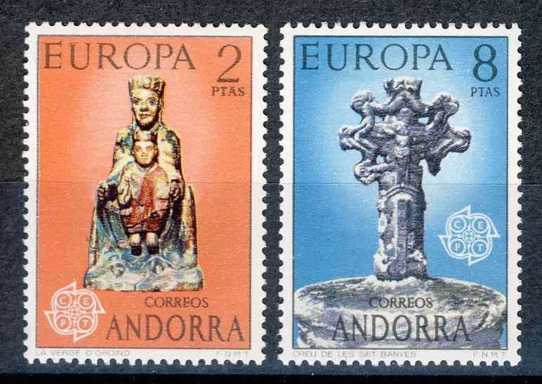 CEPT Andorra Spaans 88/89 1974 postfris, Ophalen of Verzenden, Postfris, Overige thema's