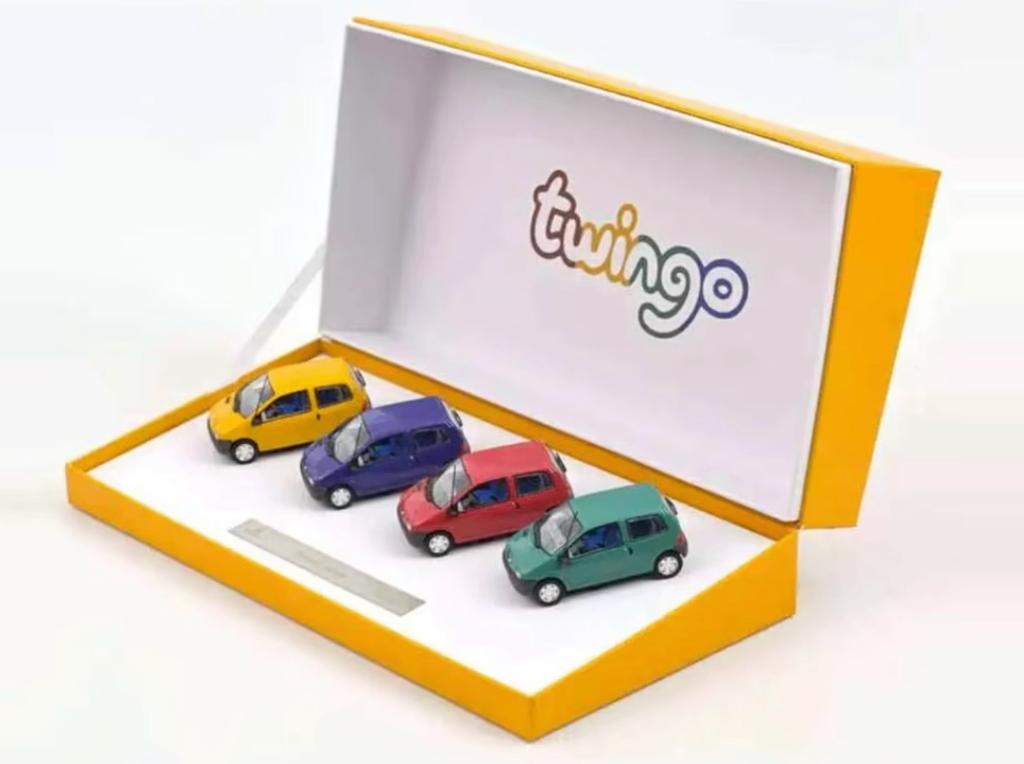 Renault Twingo 1993 4 cars Gift box 1:43 lim.ed NOREV 517423, Verzenden, Nieuw, Auto, Norev