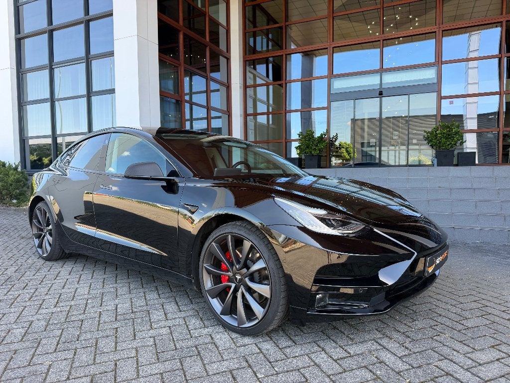 Tesla Model 3 Performance  BTW 486PK AWD €22900 ex €277,=pm, Auto's, Tesla, Bedrijf, Model 3, 4x4, ABS, Achteruitrijcamera, Adaptieve lichten