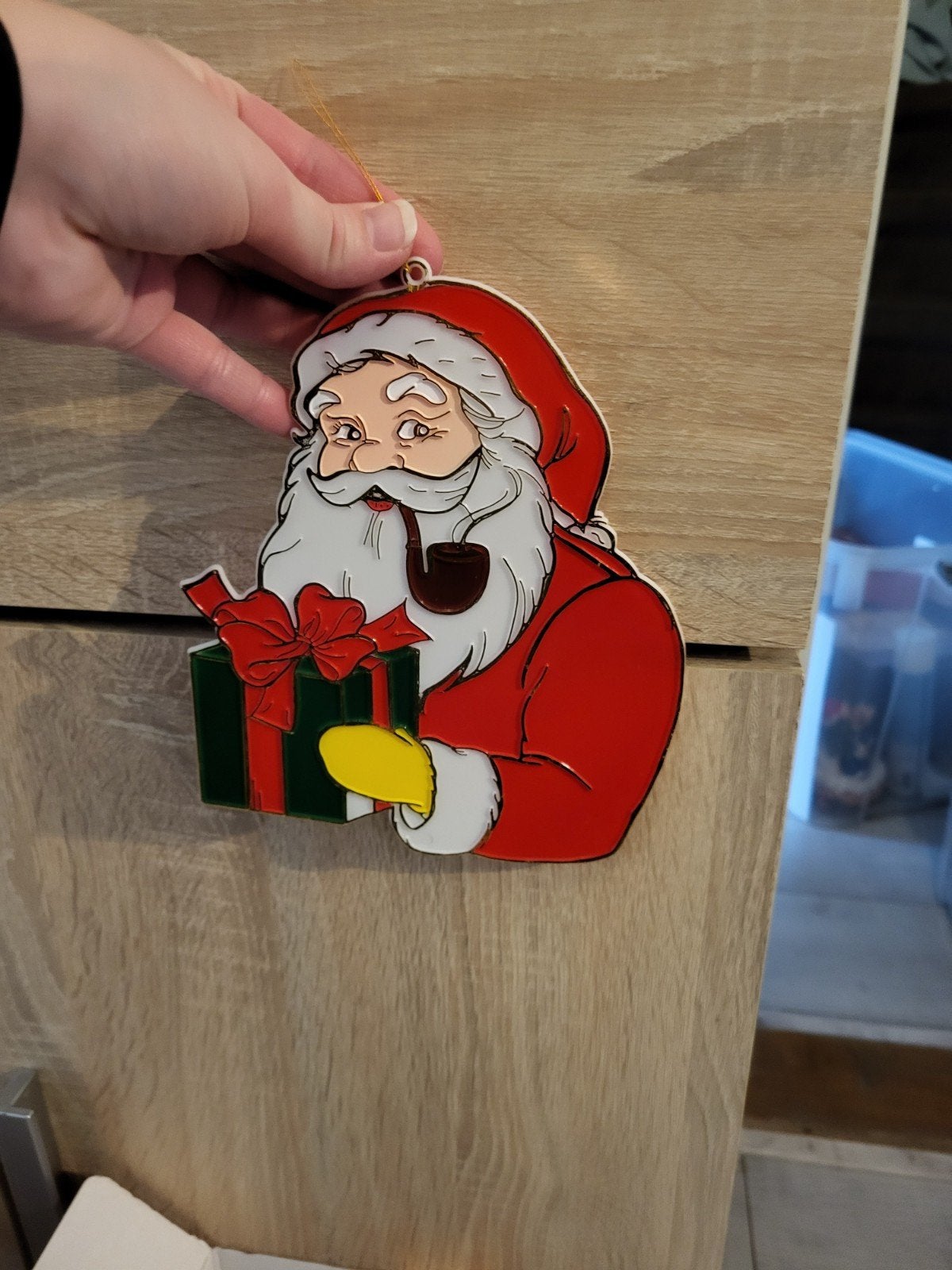 Kerstman hanger met pijp kerst, Diversen, Kerst, Ophalen of Verzenden